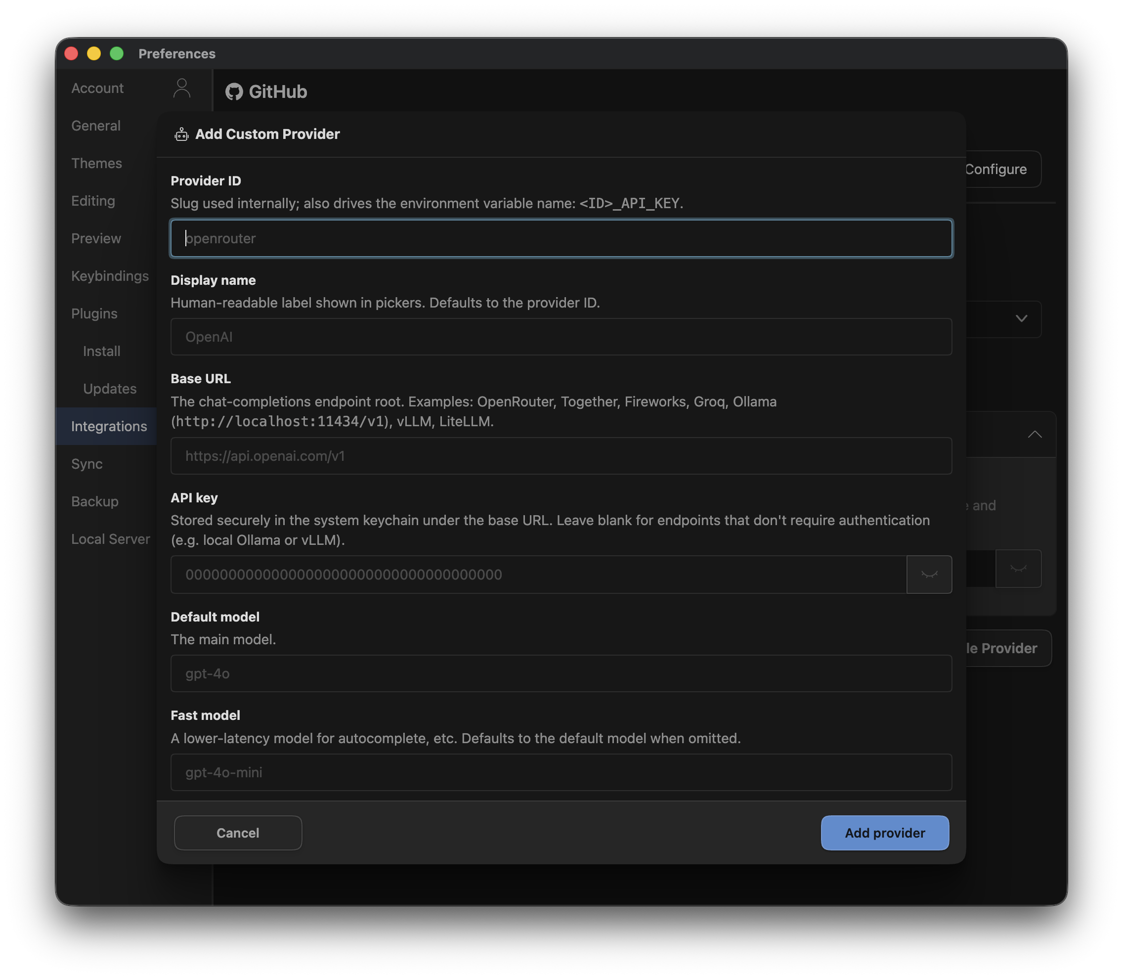 Add OpenAI-Compatible Provider